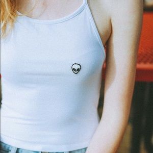 Brandy Melville alien sachi halter top